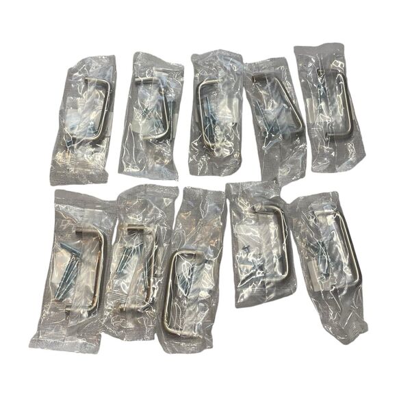 (10-Pack) 3" Elements Torino S271-3SN Satin Nickel Wire Pull Cabinet Handle - Picture 9 of 9